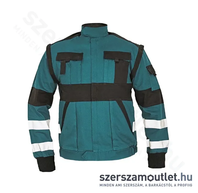 CERVA MAX kabát zöld/fekete 52-es