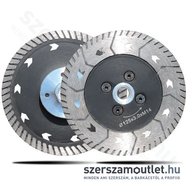 DIATECH MVCSTF125G Gránit vágó és csiszoló tárcsa M14 -flanssal (MVCSTF125)