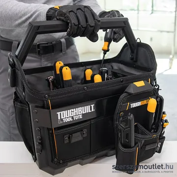 TOUGHBUILT CT-82 Nyitott szerszámtáska L 40cm/16" 41x36x25cm (TB-CT-82-16)