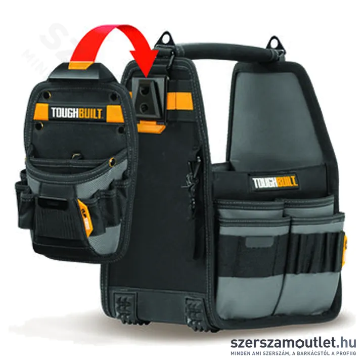 TOUGHBUILT 180-8 Szerszámos táska + övtáska szett 30,5x23x34,3cm (TB-CT-180-8)