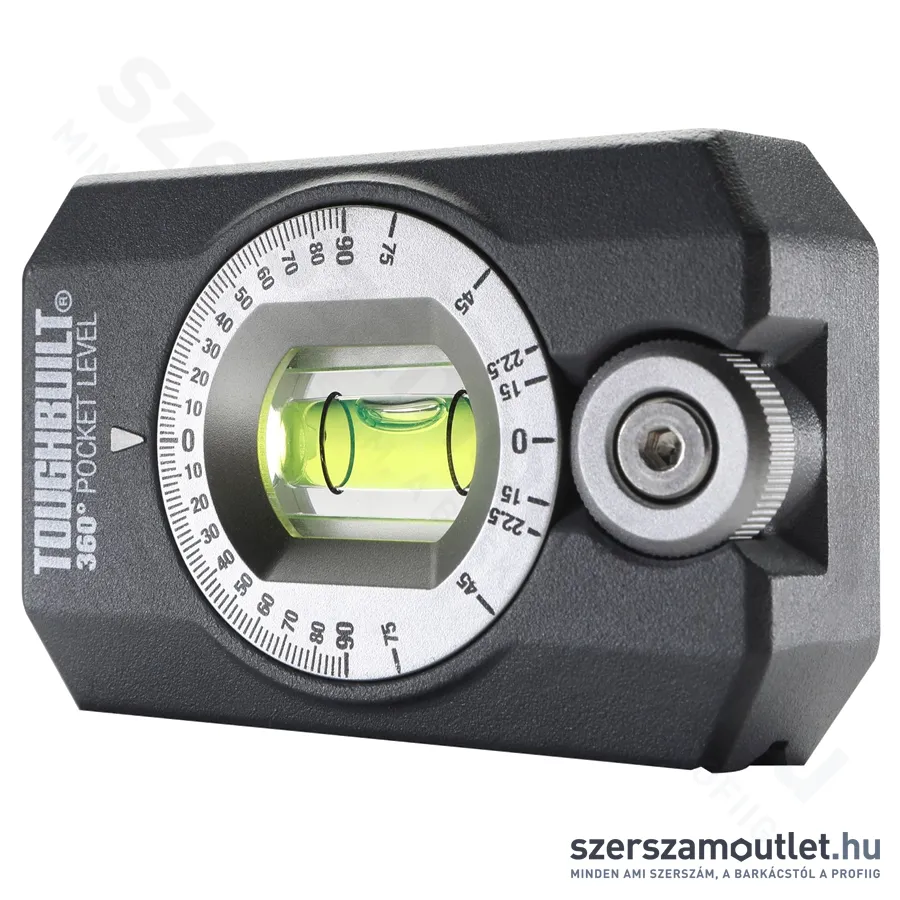TOUGHBUILT H2-L-4R 360 fokos zseb szögmérő 8cm (TB-H2-L-4R)