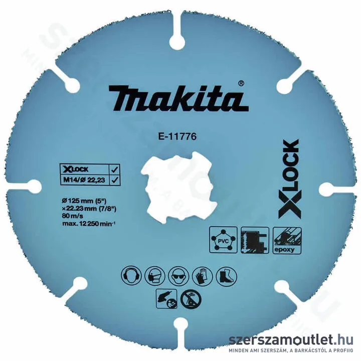 MAKITA X-LOCK szegmenses karbidszemes vágókorong 125mm (E-11776)