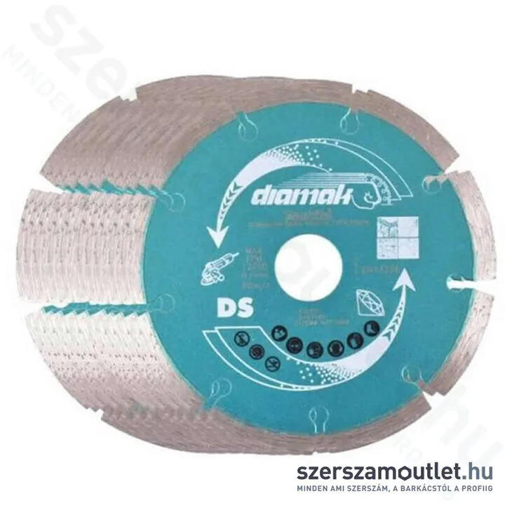 MAKITA Diamak szegmentált gyémánttárcsa 10db-os 125mm (D-62169)