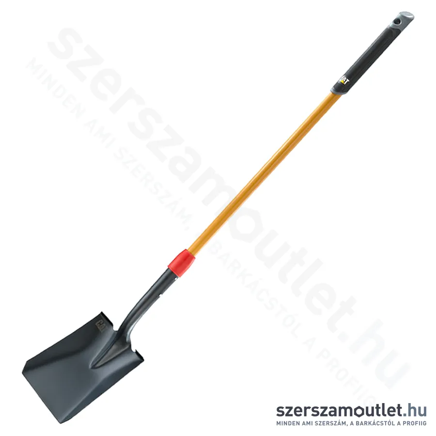 CATERPILLAR Hosszú nyelű ásólapát szögletes fejvéggel (30714CAT) (K10-103)