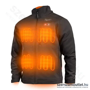 MILWAUKEE M12HJBL5 Fűthető kabát (2XL) (Fekete) (Akku és töltő nélkül!)