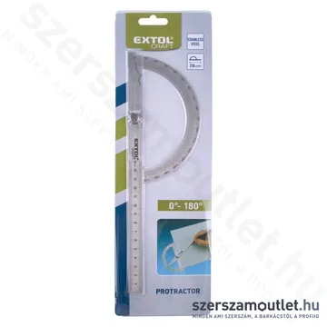 EXTOL Szögmérő /vonalzó 278mm