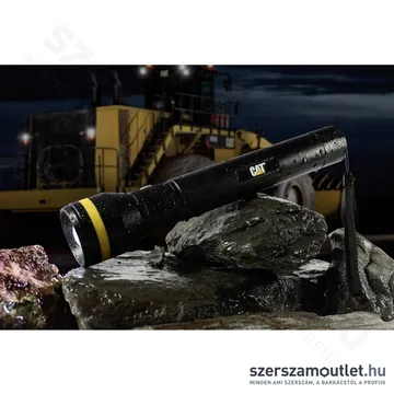 CATERPILLAR Fókuszálható zseblámpa AA elemmel működő 1200 lumen (33104CAT) (CT24530)