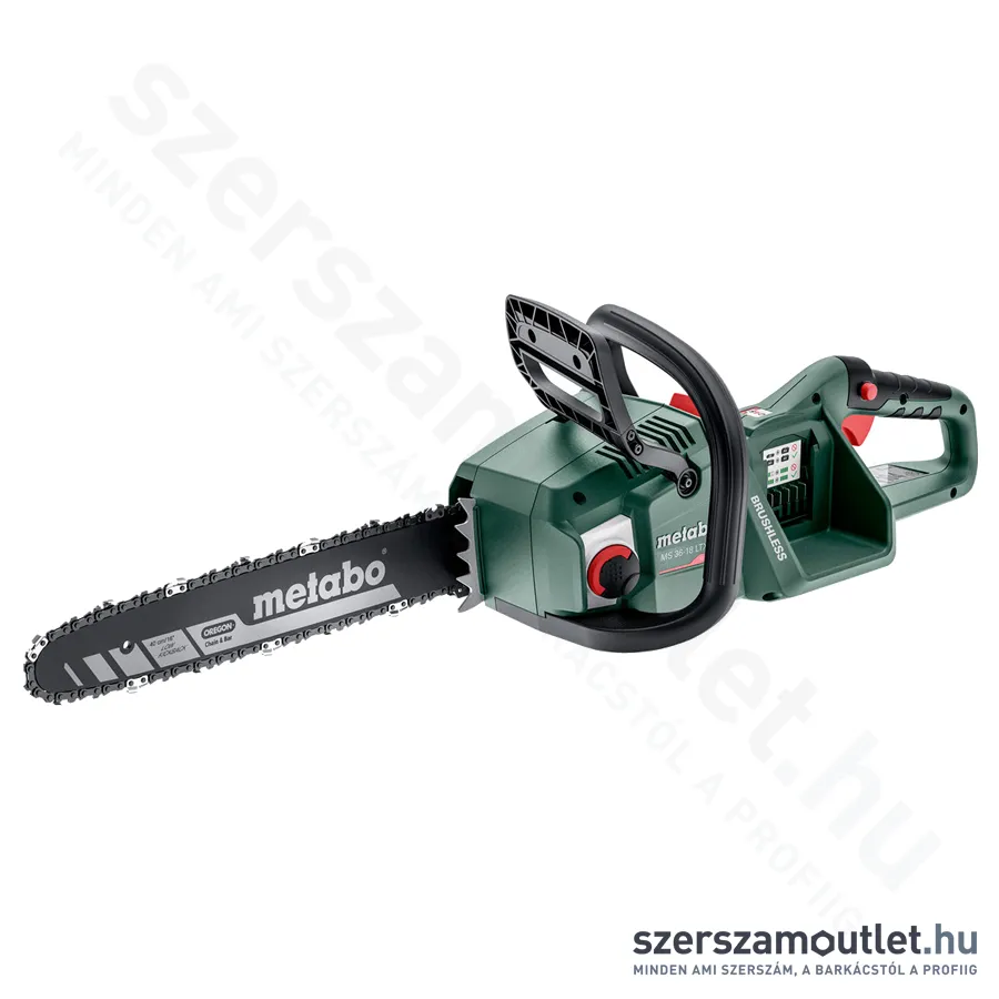 METABO MS 36-18 LTX BL 40 Akkus szénkefementes láncfűrész (akku és töltő nélkül) (601613850)