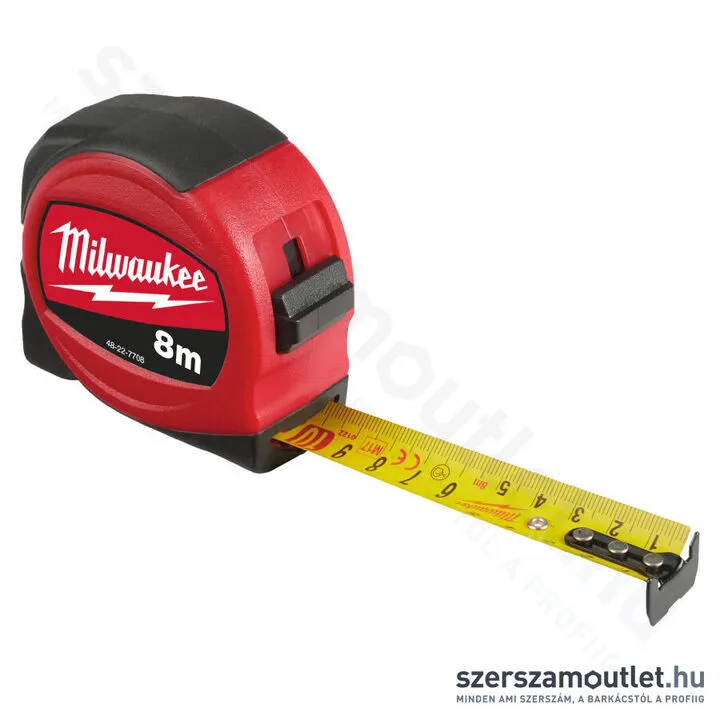 MILWAUKEE SLIMLINE Mérőszalag 8m, 25mm (48227708)