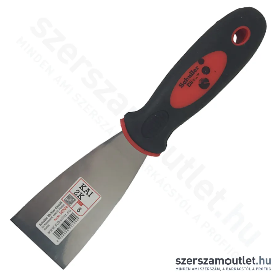 SCHULLER Kai 2K 50mm festőspatulya profi, rozsdamentes (50704)