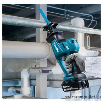 MAKITA DJR189RTJ Akkus szénkefementes orrfűrész (2x5,0Ah/18V)