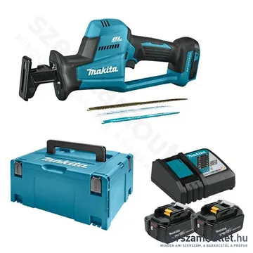 MAKITA DJR189RTJ Akkus szénkefementes orrfűrész (2x5,0Ah/18V)