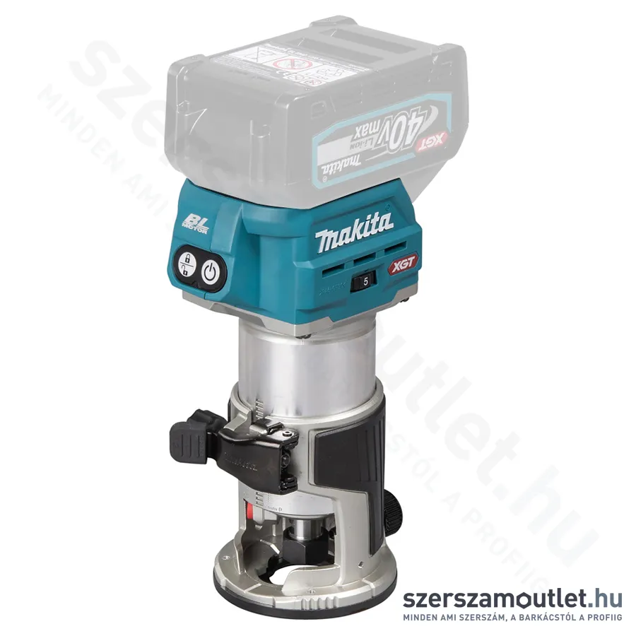 MAKITA RT001GZ04 Szénkefe nélküli élmaró (40V) (Akku és töltő nélkül!)