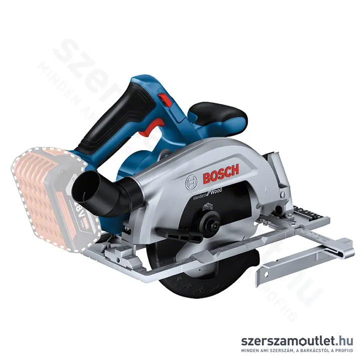 BOSCH GKS 185-LI Akkus szénkefementes körfűrész (18V/165mm) (Akku és töltő nélkül!) (06016C1221)