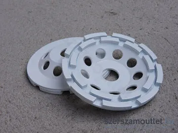 Szerszámoutlet/AKMÉ 125x22,2x5,5 fehér két soros csiszolótányér (CCW125ECO-F)