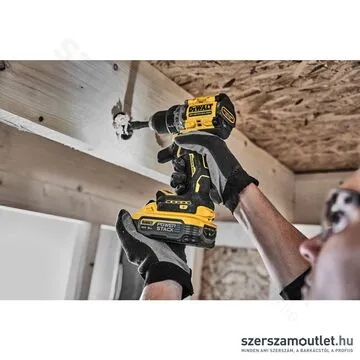 DEWALT DCD800H2T-QW Akkus fúrócsavarozó TStak kofferben (90Nm, 2xPowerStack™5,0Ah)