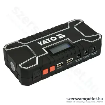 YATO 2in1 Külső akkumulátor, indító készülék (bikázó) Start Booster/ Power Bank készlet (12000mAh)