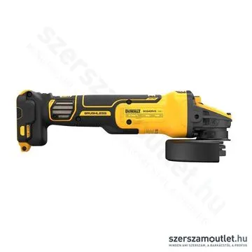 DEWALT DCG409VSNT 18V Akkus fordulatszámszabályzós sarokcsiszoló 125mm kofferben (Akku és töltő nélk