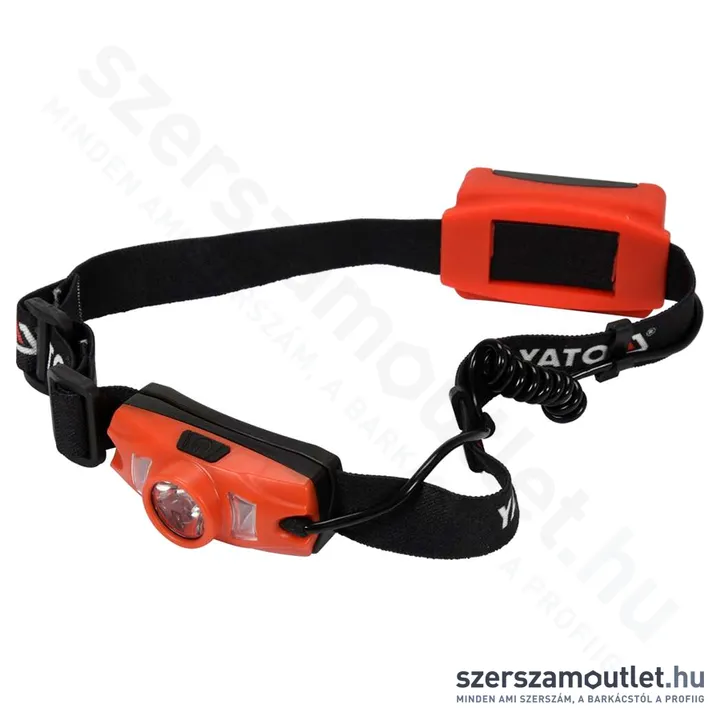 YATO CREE XTE Fejlámpa IP44 3xAAA 500lm (YT-08595)