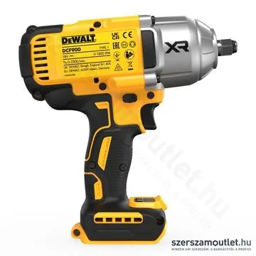 DEWALT DCF900N 18V Akkus ütvecsavarozó (1/2
