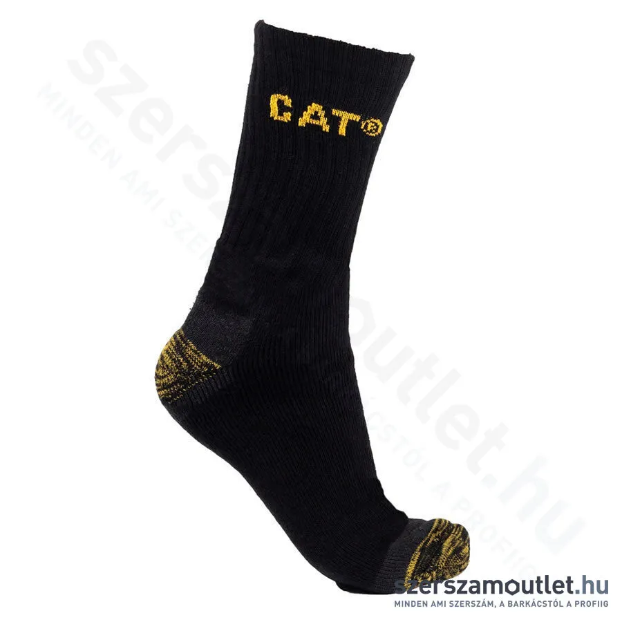 CATERPILLAR DY178A Premium munkazokni 39-42-es (Fekete) (3db/csomag) (CAT-00190)