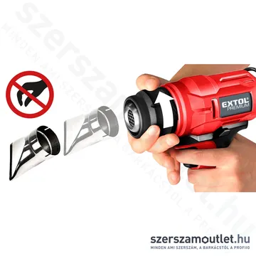 EXTOL Share20V Akkus hőlégfúvó (20V) (Akku és töltő nélkül!)