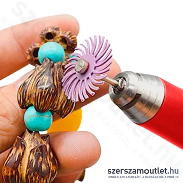EXTOL Mini csiszoló készlet radiális sörtés, 52 részes