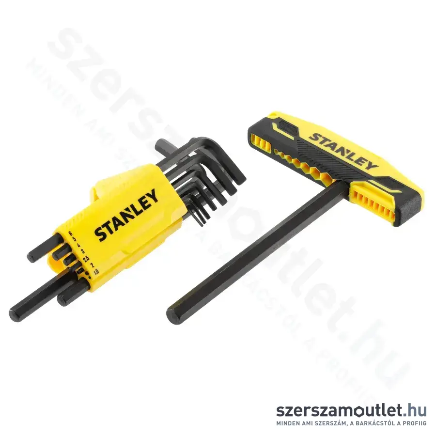 STANLEY Imbuszkulcs készlet T+L nyéllel 1,5-10mm 9db-os (0-89-904)