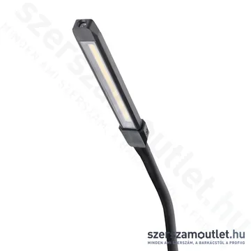 EXTOL LED munkalámpa flexibilis szárral, USB tölthető (500lm)