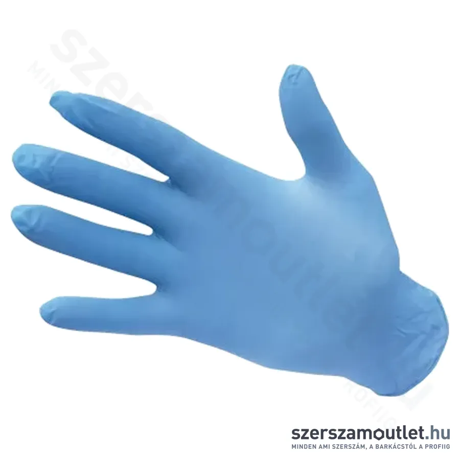 PORTWEST A925BLU Egyszerhasználatos nitril kesztyű, púdermentes 9/L (100db/doboz) (A925BLUL)