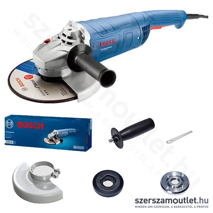BOSCH GWS 2200 J Sarokcsiszoló 230mm 2200W (lágyindítás) (06018F4000)