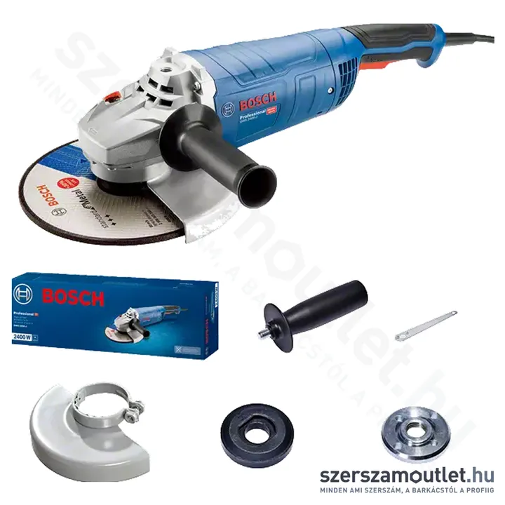 BOSCH GWS 2400 J Sarokcsiszoló 230mm 2400W (lágyindítás) (06018F4200)