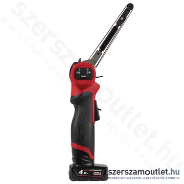 MILWAUKEE M12 FBFL10-402B Akkus szalagcsiszoló 10mm, táskában (2x4,0Ah/12V) (4933480959)