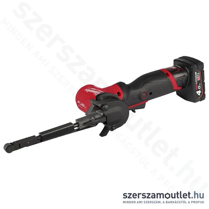 MILWAUKEE M12 FBFL10-402B Akkus szalagcsiszoló 10mm, táskában (2x4,0Ah/12V) (4933480959)