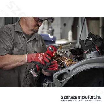 MILWAUKEE M12 FBFL10-0 Akkus szalagcsiszoló (12V/10mm) (Akku és töltő nélkül!) (4933480958)