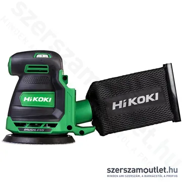 HIKOKI SV1813DA-BASIC-HSC Akkus excentercsiszoló HITBOXBAN (18V/125mm) (Akku és töltő nélkül!)