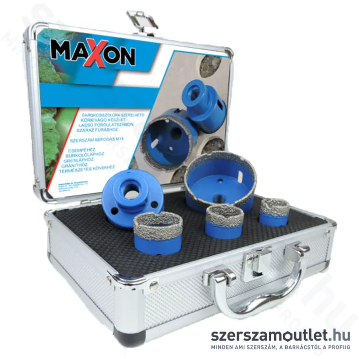 DIATECH MAXON Gyémánt fúró készlet 5 részes (25/30/35/50/68mm) (MGYCSFK2)