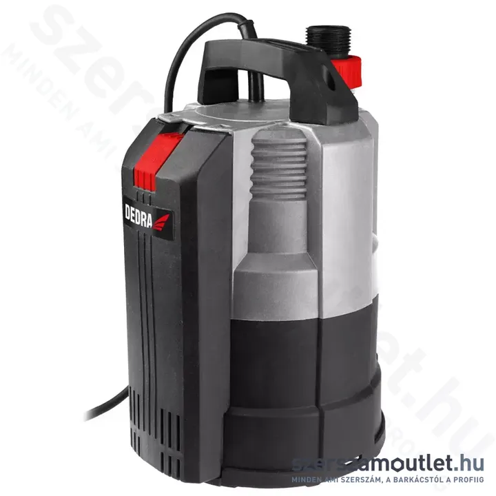 DEDRA Merülő szivattyú lapos szívással tiszta vízhez (350W/4500l/h) (DED8848)