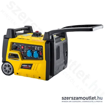 HERON Benzinmotoros áramfejlesztő táv és önidítóval 3,0kVA