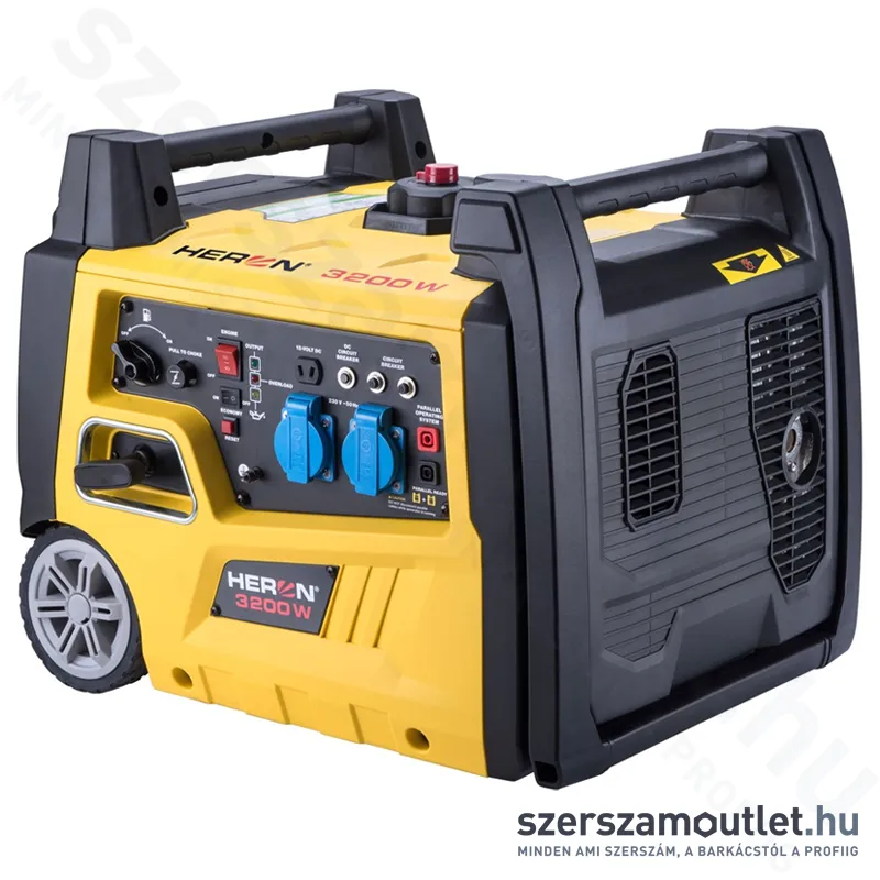 HERON Benzinmotoros áramfejlesztő 3,0kVA