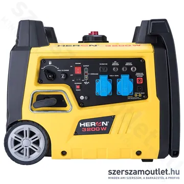 HERON Benzinmotoros áramfejlesztő 3,0kVA