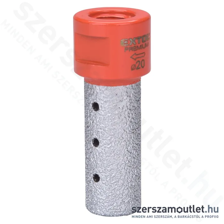 EXTOL Gyémánt lyukmaró kerámiára és csempére M14x20mm