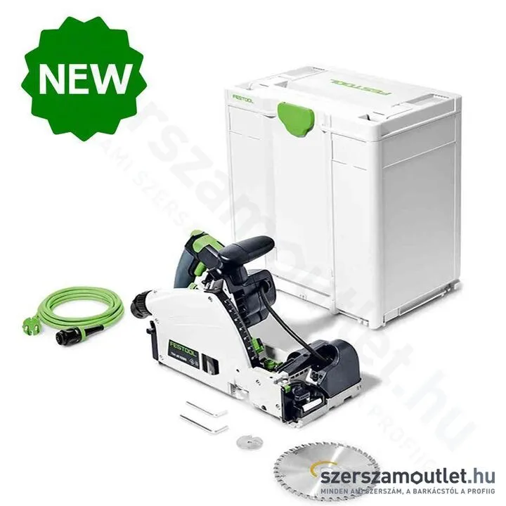 FESTOOL TSV 60 KEBQ-Plus Szénkefementes merülőfűrész elővágóval (576730)