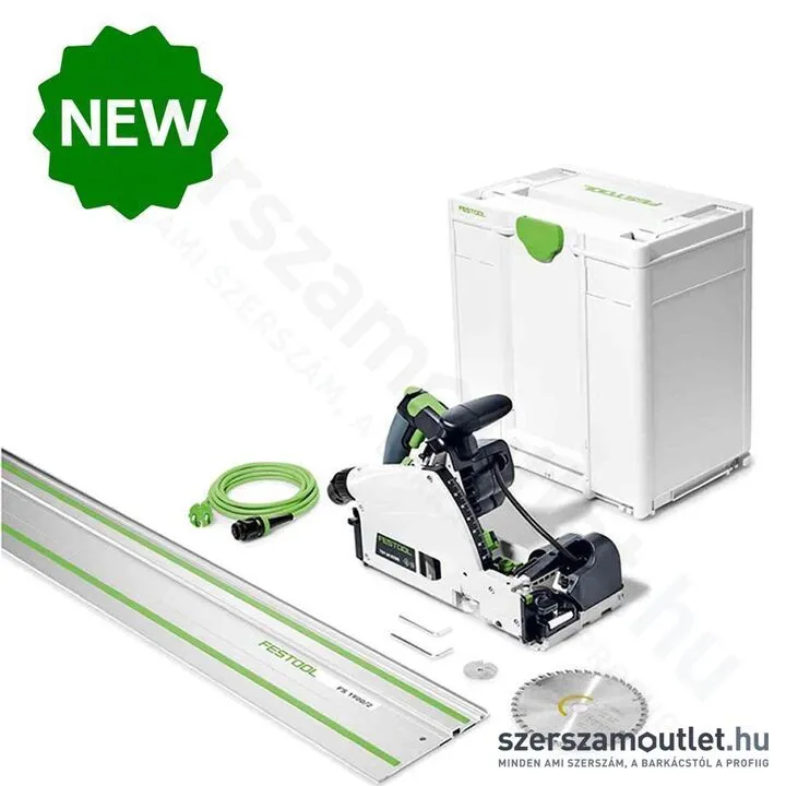 FESTOOL TSV 60 KEBQ-Plus-FS Szénkefementes merülőfűrész elővágóval (577743)