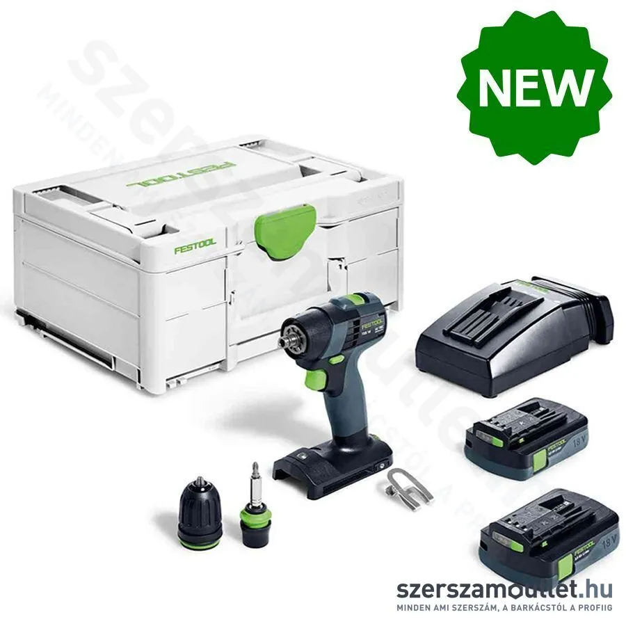 FESTOOL TXS 18 C 3,0-Plus akkus fúró-csavarbehajtó