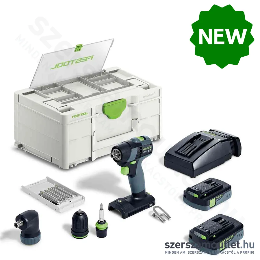 FESTOOL TXS 18 C 3,0-Set akkus fúró-csavarbehajtó