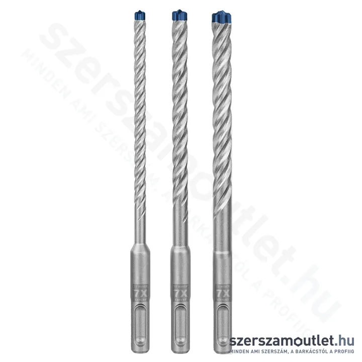 BOSCH EXPERT SDS plus-7X kalapácsfúrószár készlet 6-10mm 3db-os (2608900196)