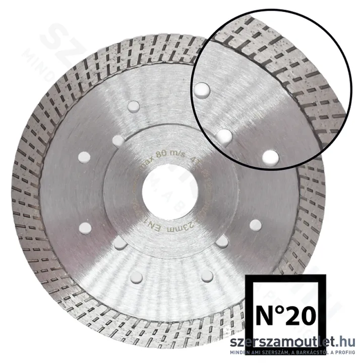 ABRABORO Gyémánttárcsa 125x22,23mm (050712500015)