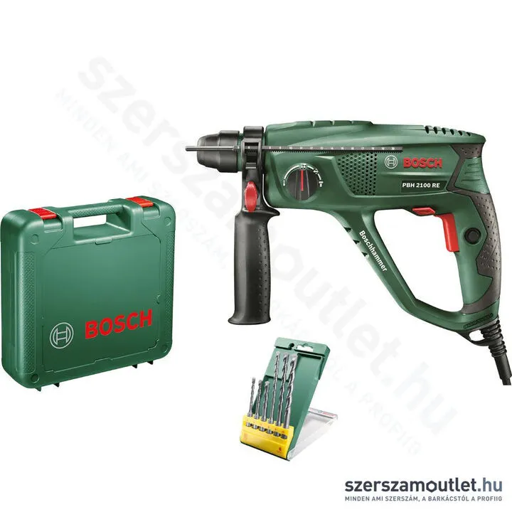 BOSCH PBH 2100 RE Fúró-vésőkalapács kofferben (550W/1,7J) (06033A9302)