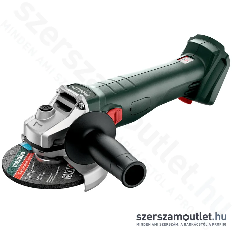 METABO W 18 7-125 Akkus sarokcsiszoló, lágyindítás (18V/125mm) (Akku és töltő nélkül)